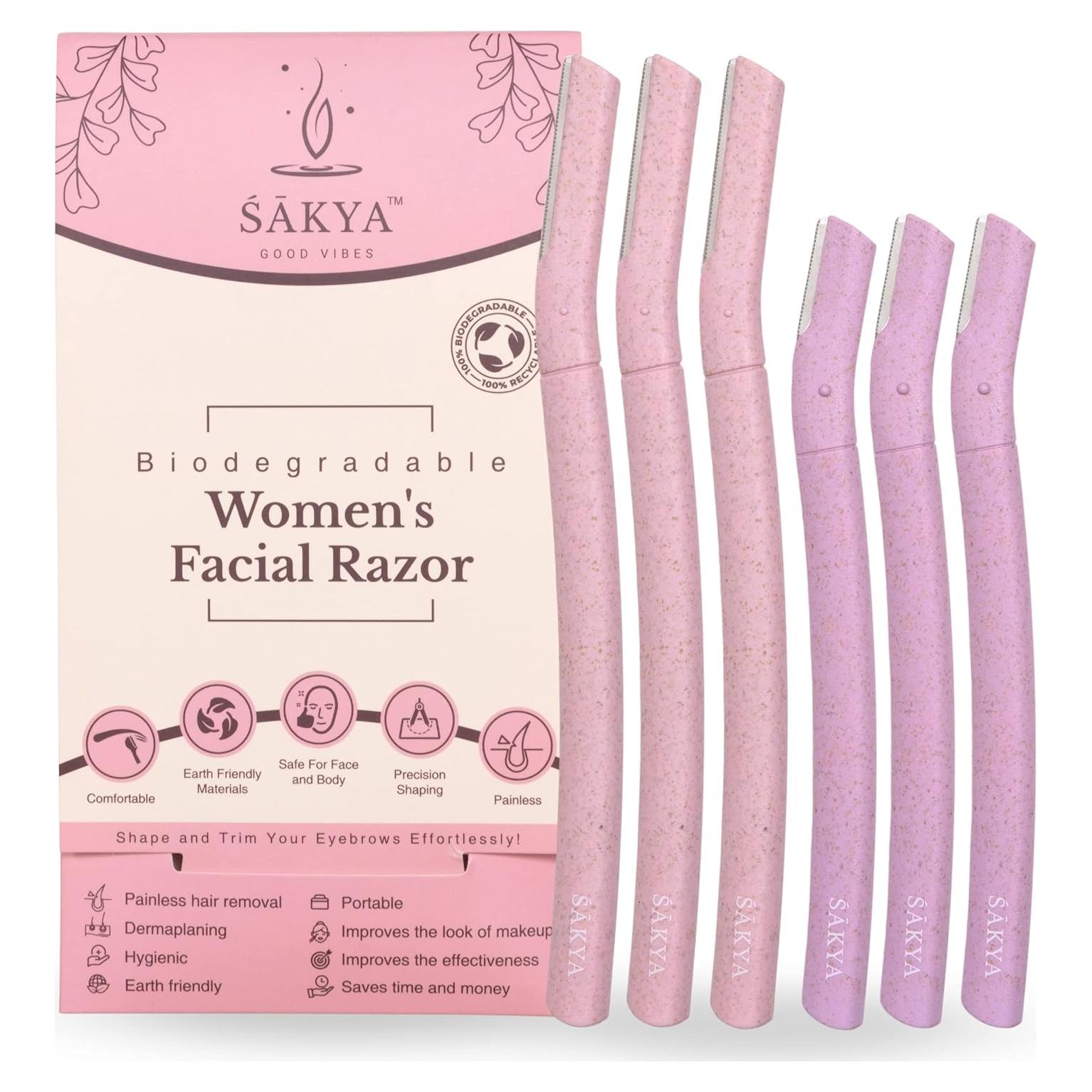 Herramienta de Dermaplaning Biodegradable Sakya - Afeitado Facial