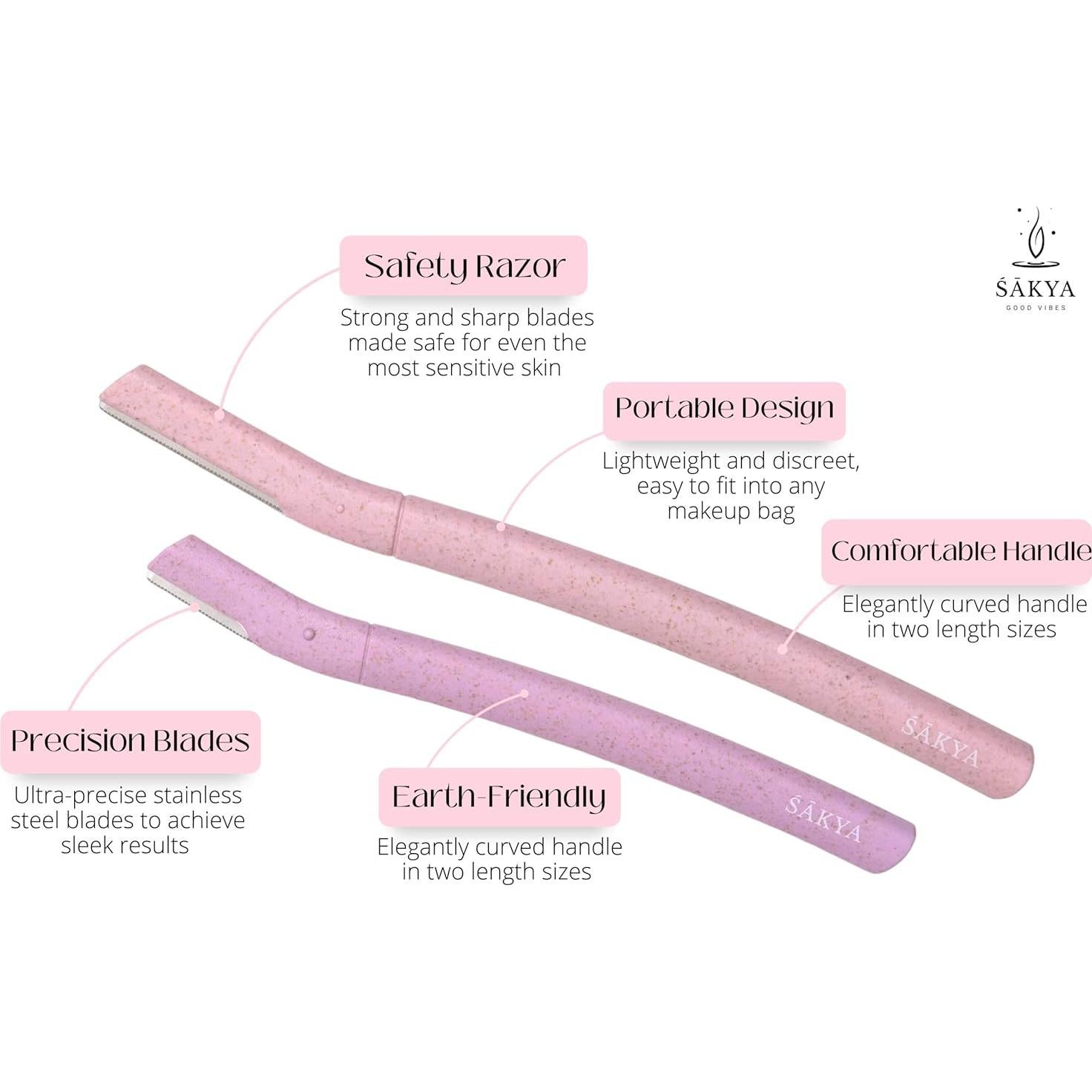 Herramienta de Dermaplaning Biodegradable Sakya - Afeitado Facial