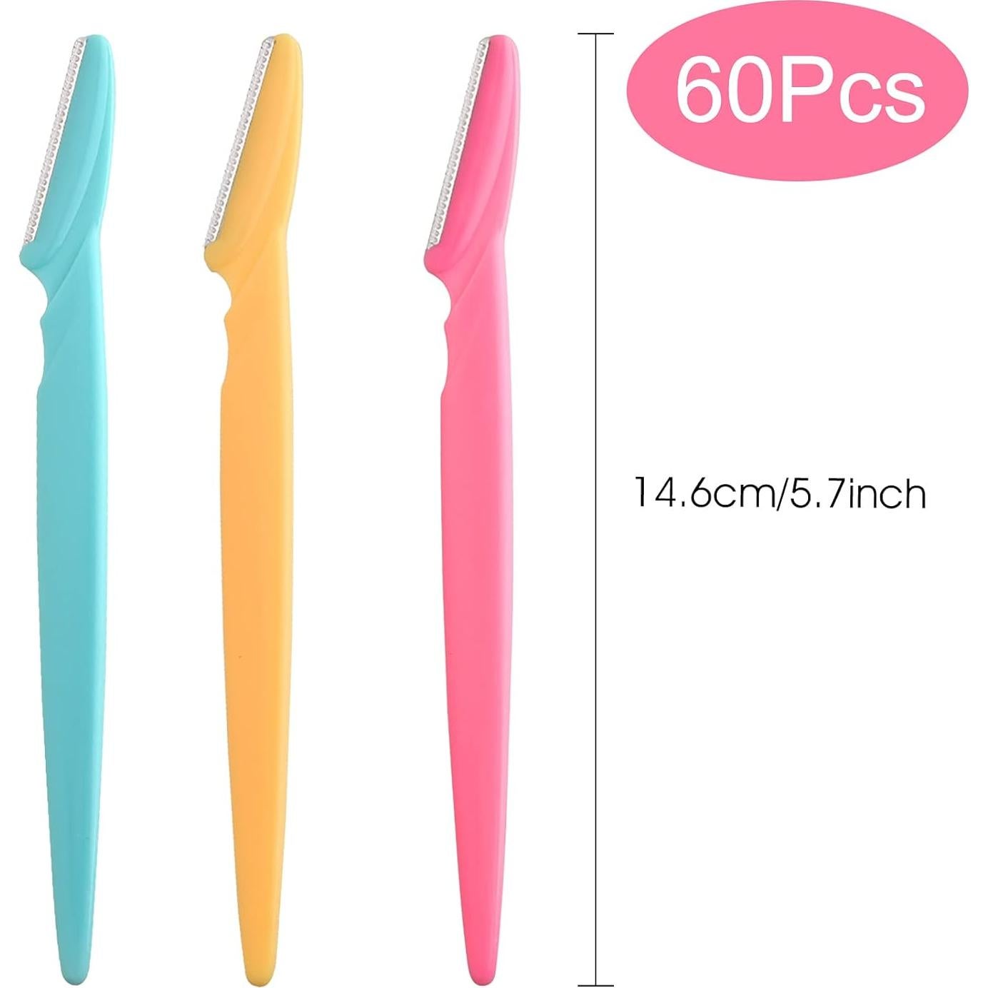 Cuchillas para la Cara ASTARON 60 Pcs - Afeitadora de Cejas