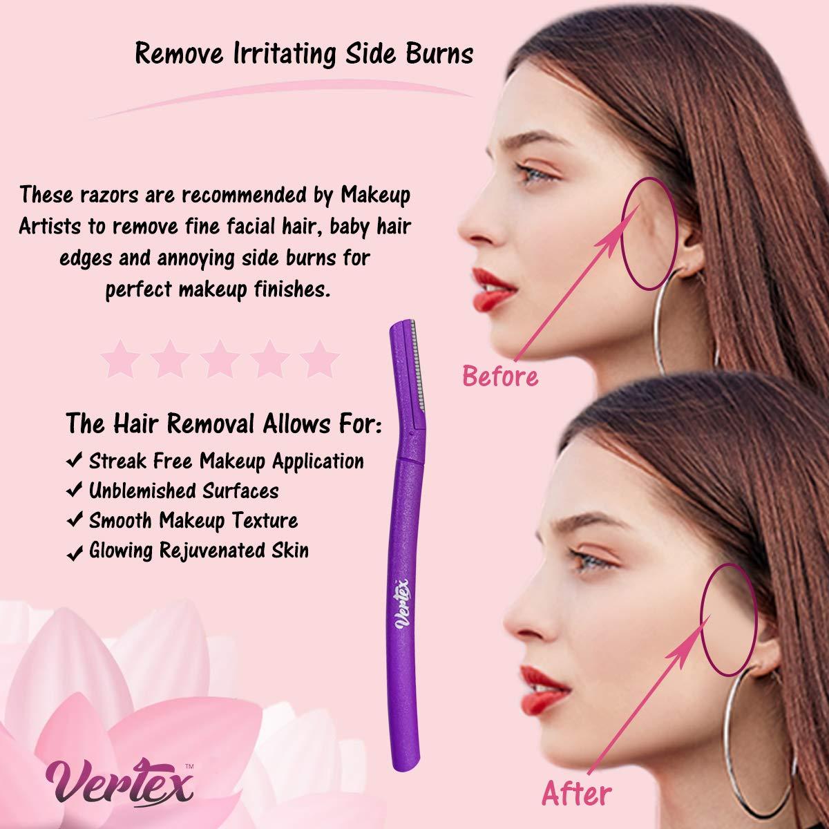 Rasuradora de Cejas Vertex Beauty - 6 Piezas, Moldeado Facial