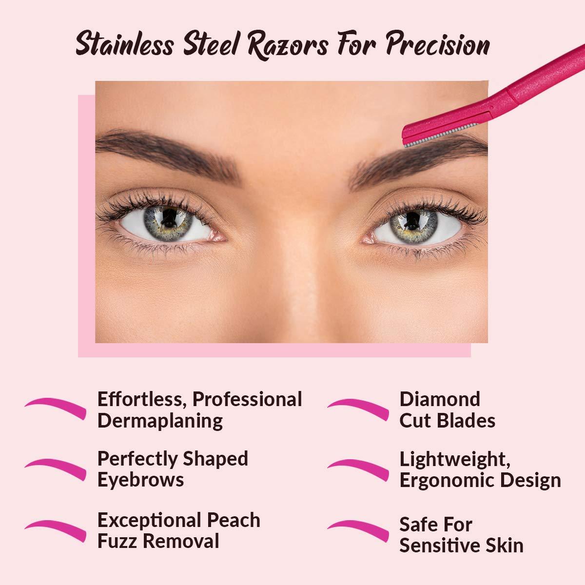 Rasuradora de Cejas Vertex Beauty - 6 Piezas, Moldeado Facial