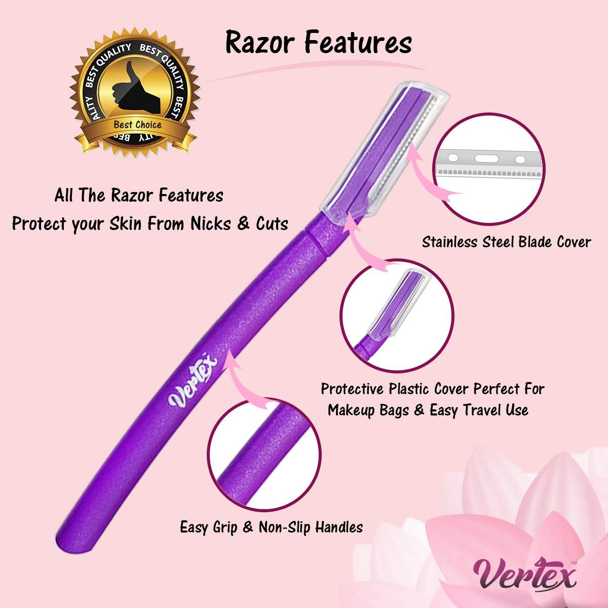 Rasuradora de Cejas Vertex Beauty - 6 Piezas, Moldeado Facial