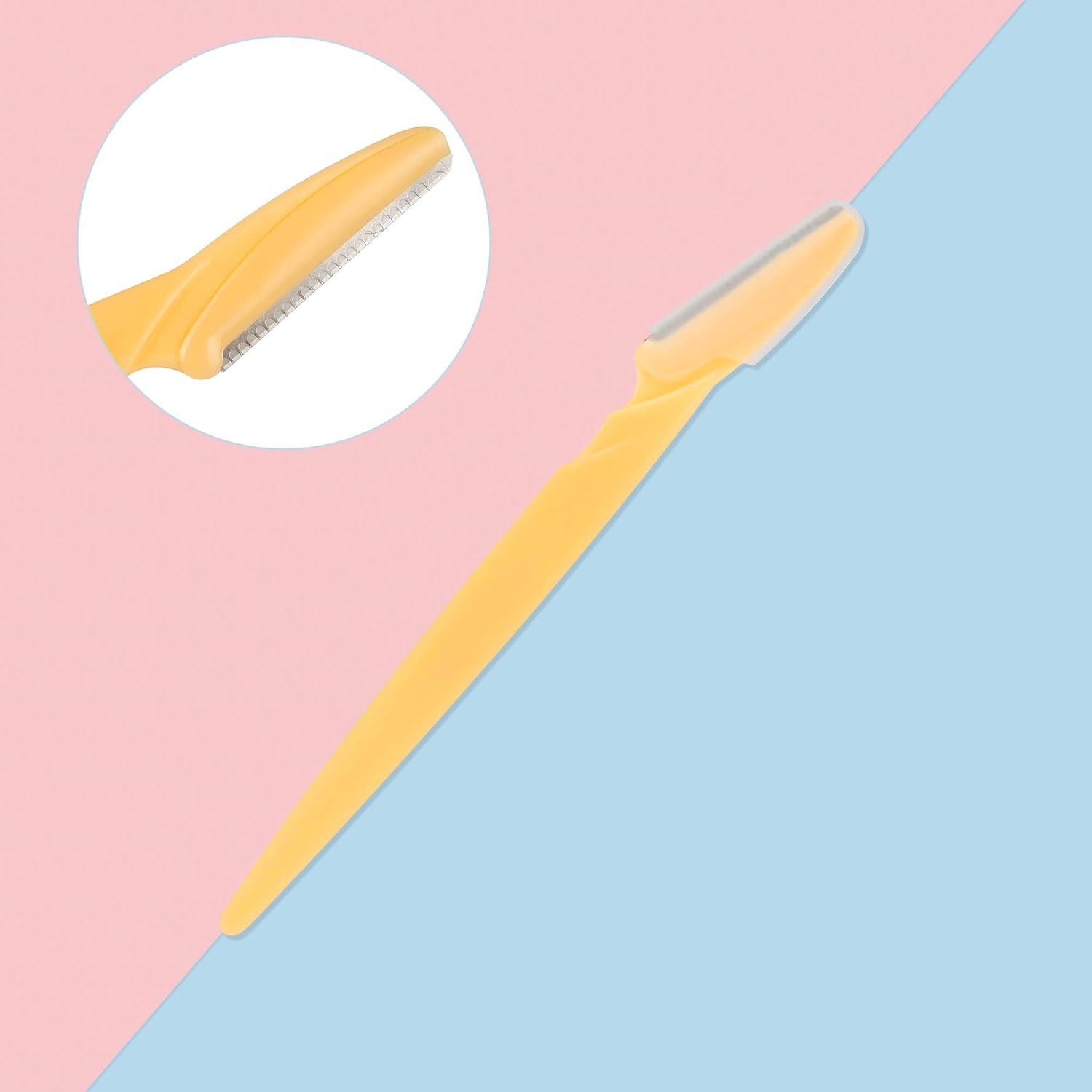 30 Afeitadoras de Cejas WBCBEC Rosa con Cubierta de Precisión