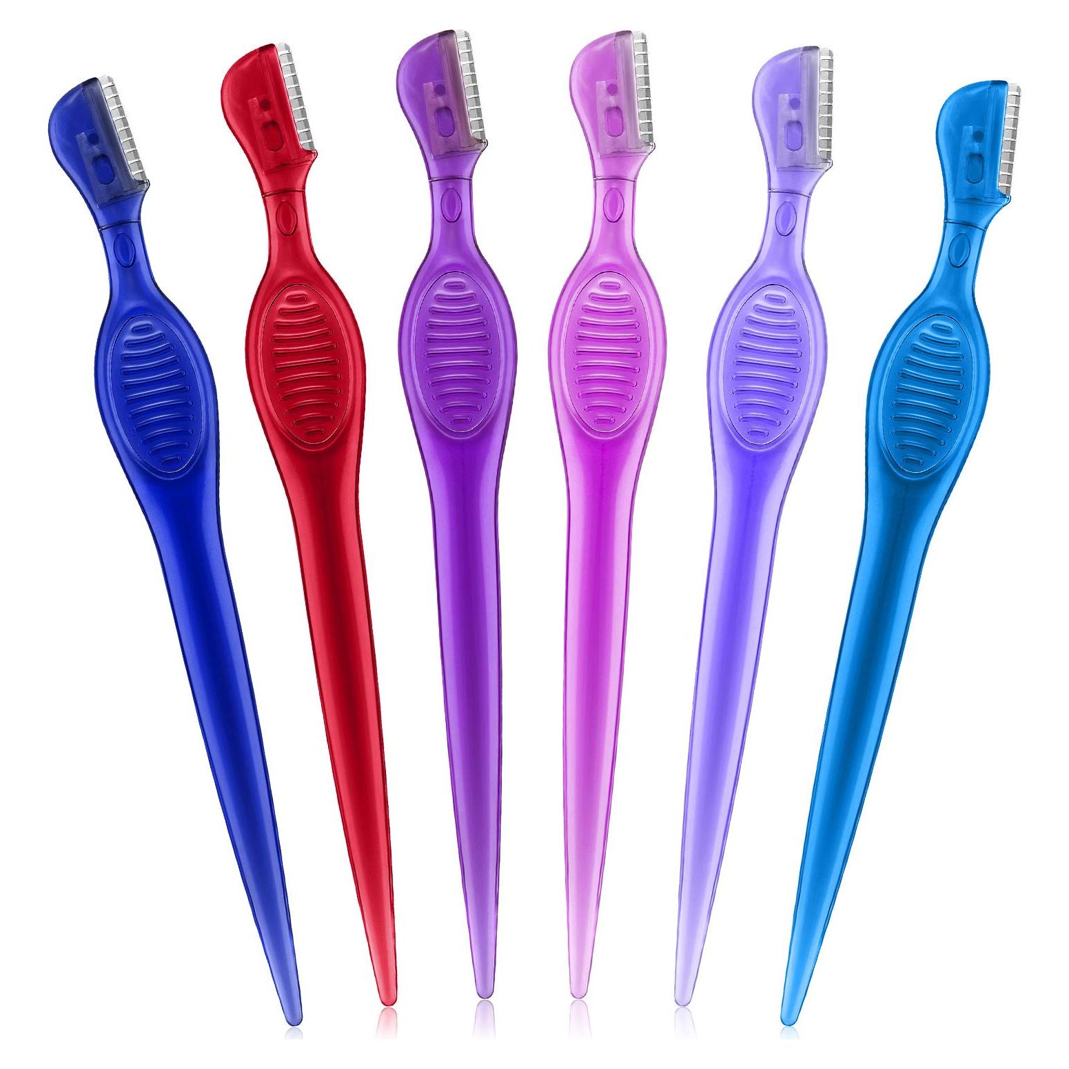 24 Mini Afeitadoras de Cejas Mudder con Cubierta de Precisión