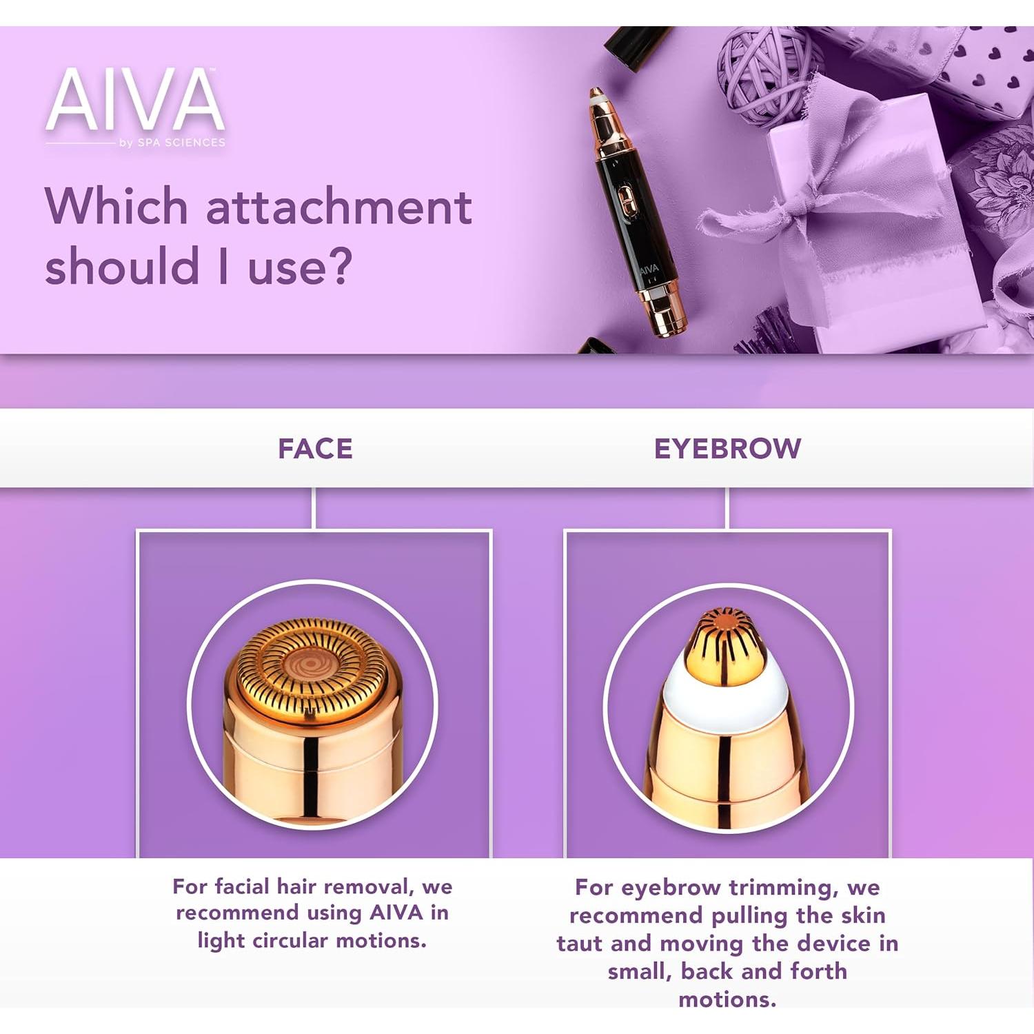 Removedor de Vello Facial 2 en 1 Spa Sciences AIVA LED