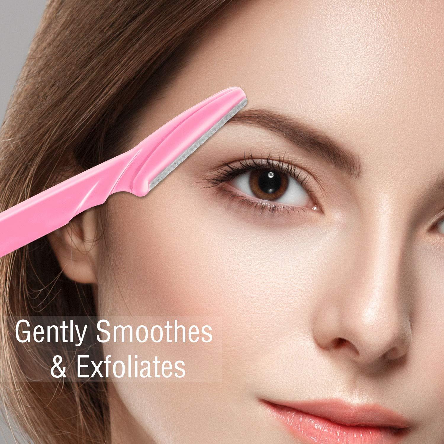 Cuchillas de Cejas Boao 96 Piezas Acero Inoxidable Seguras