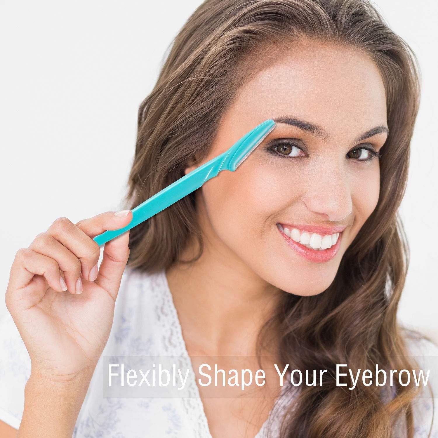 Cuchillas de Cejas Boao 96 Piezas Acero Inoxidable Seguras