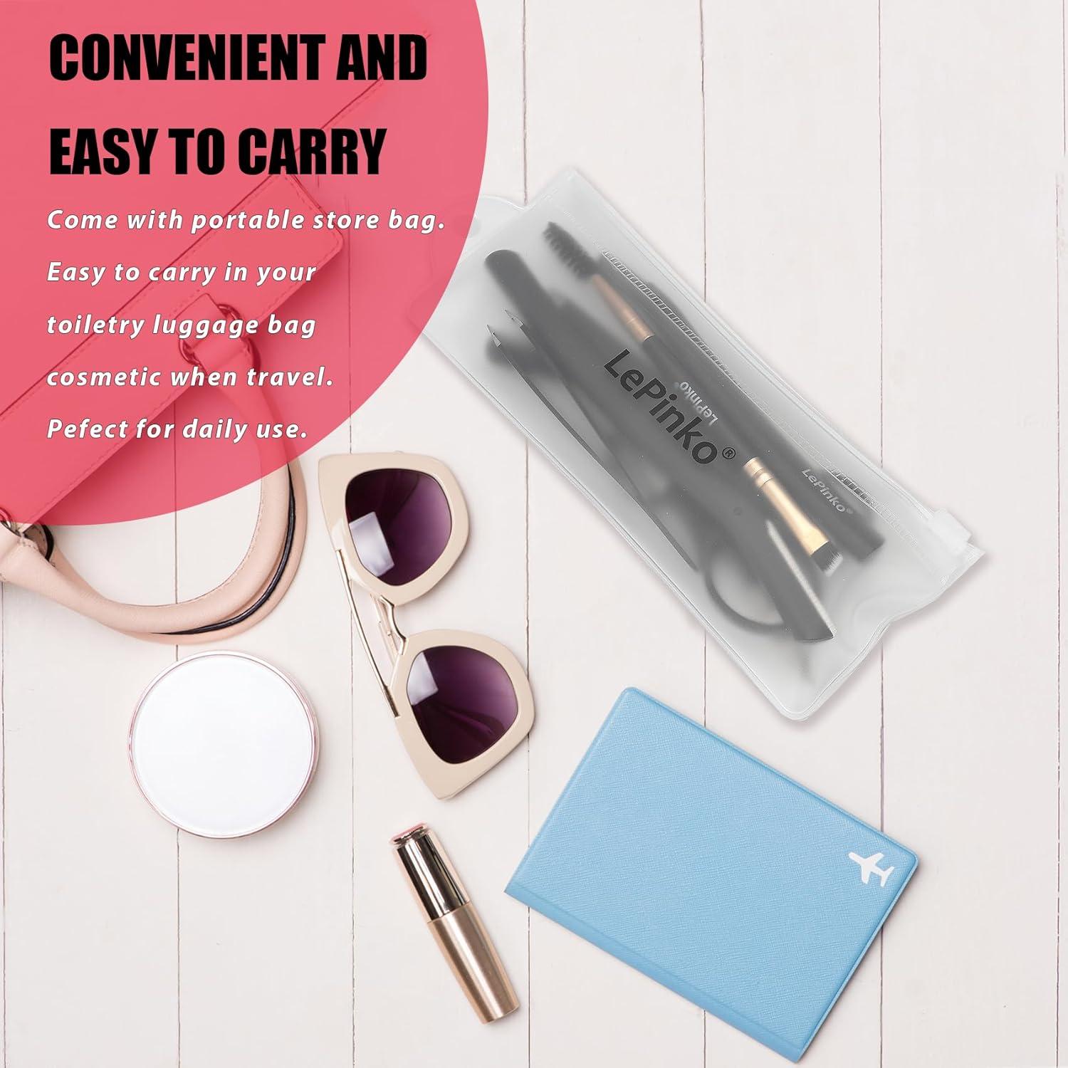 Kit de Recortador de Cejas 7 en 1 LePinko - Negro