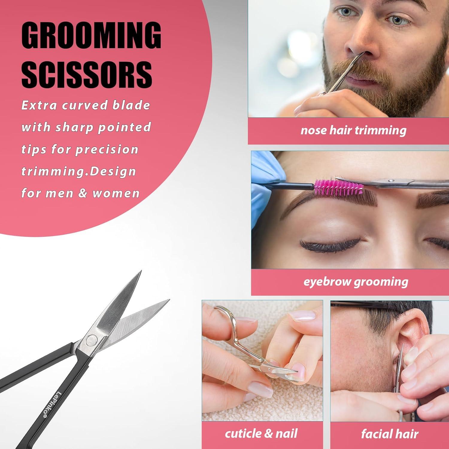 Kit de Recortador de Cejas 7 en 1 LePinko - Negro