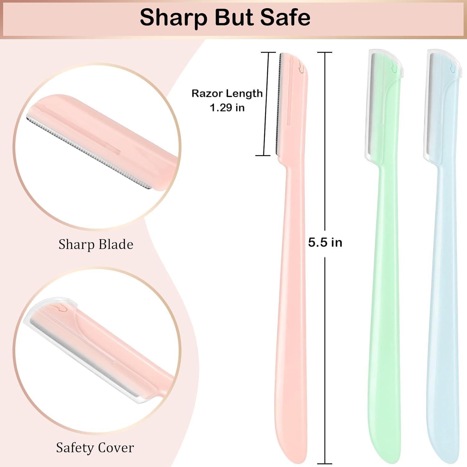 Cuchillas Faciales Dermaplane Revahope - 12 Piezas Seguras