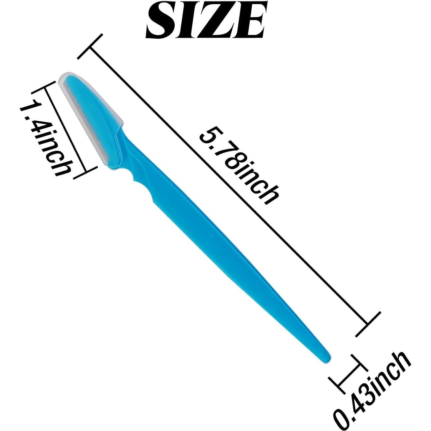 65 Navajas de Cejas RONYOUNG con Cubierta de Seguridad - 5 Colores