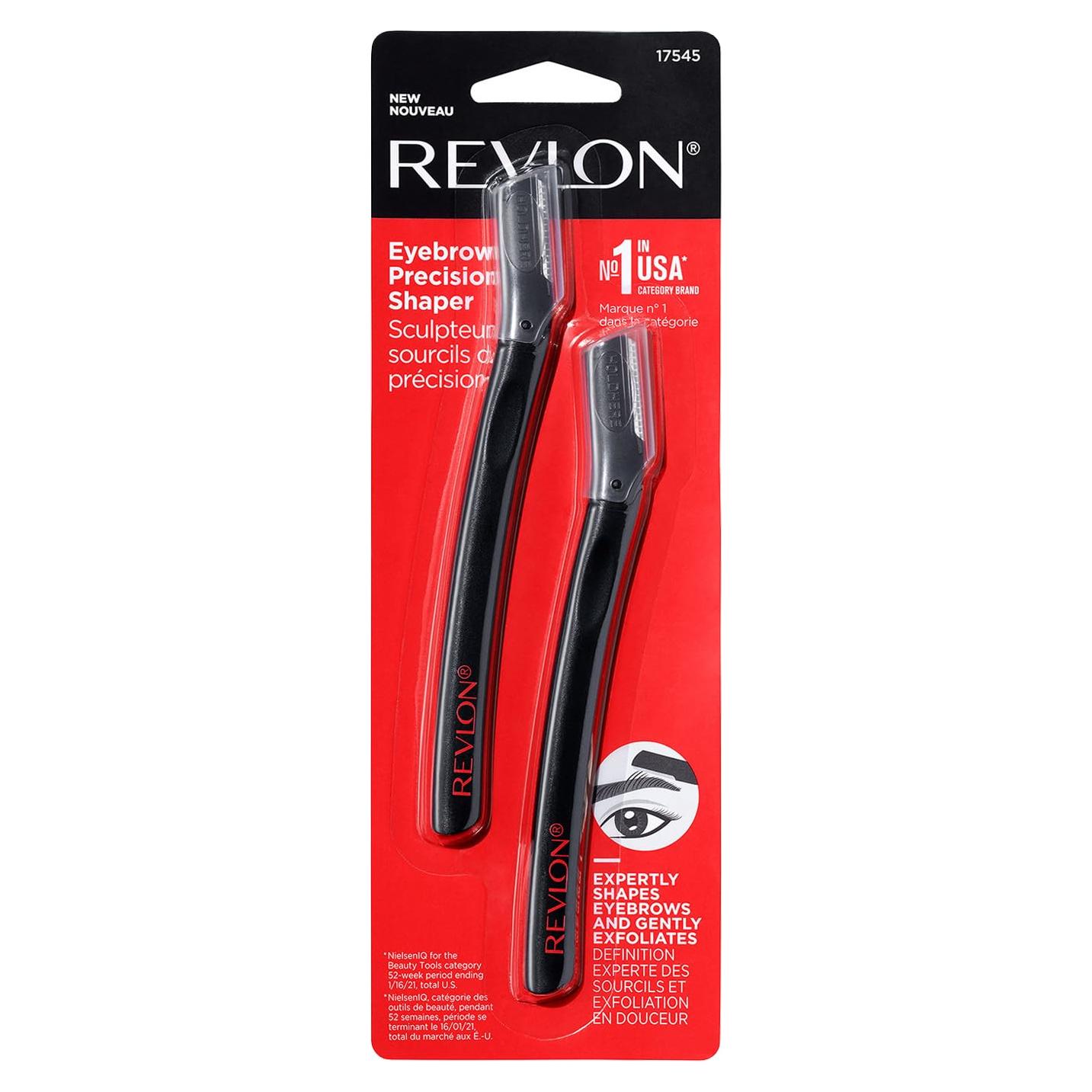 Formador de Cejas de Precisión Revlon - Acero Inoxidable - Paquete de 2