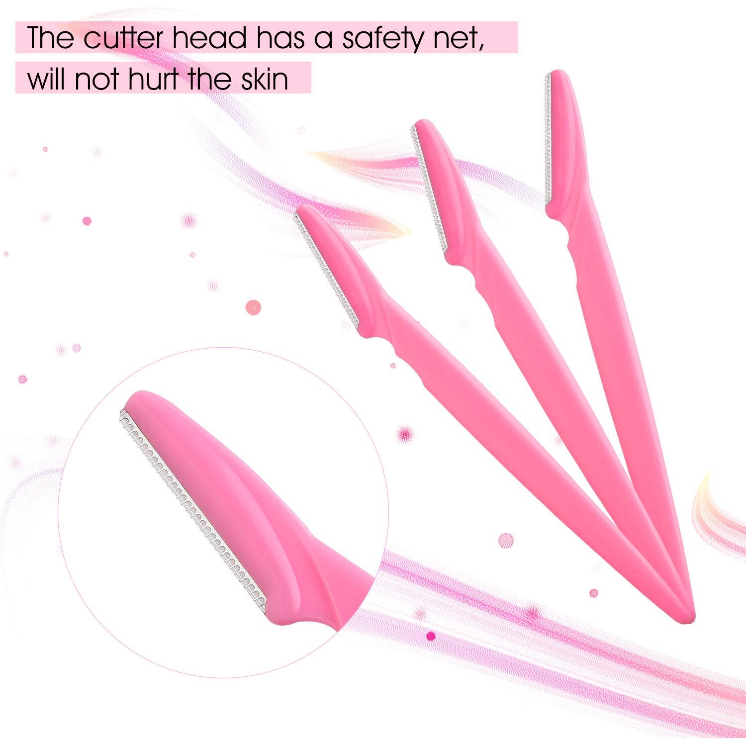 Cuchillas de Cejas FEPITO 39 Pcs Acero Inoxidable Portátiles