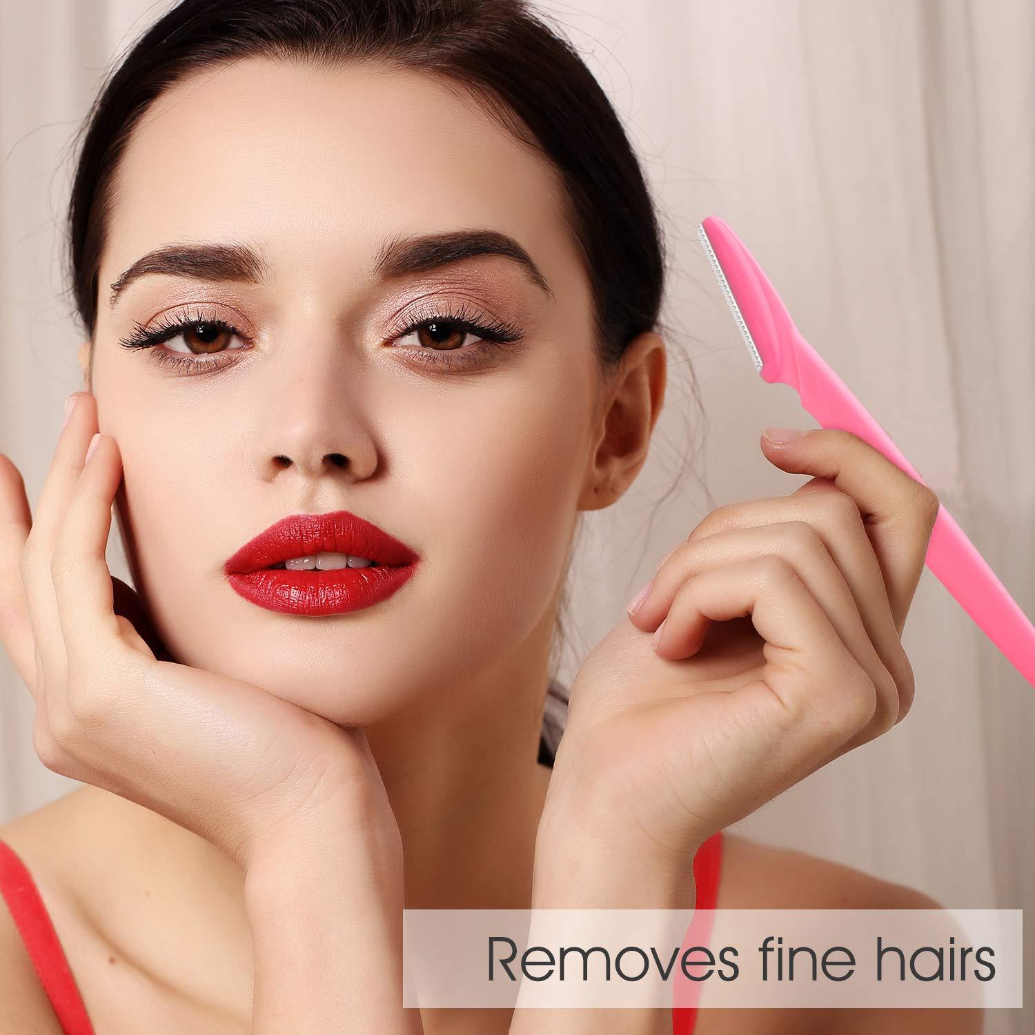 Cuchillas de Cejas FEPITO 39 Pcs Acero Inoxidable Portátiles