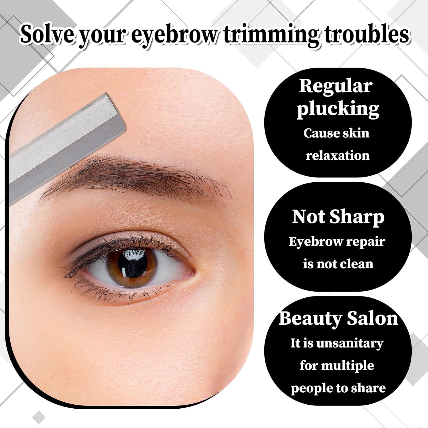 Cuchillas de Afeitar Rectas Zyghjort - 40 Piezas Acero Inoxidable