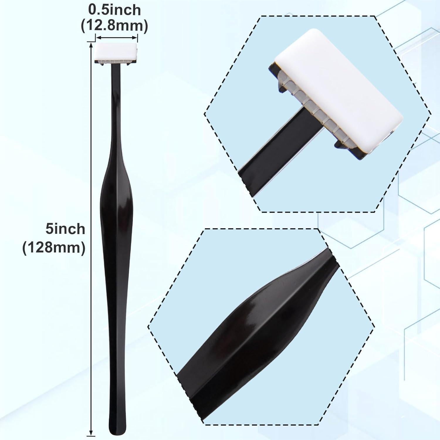 Kit de 24 Cuchillas de Cejas PAGOW - Afeitadora Facial Negra