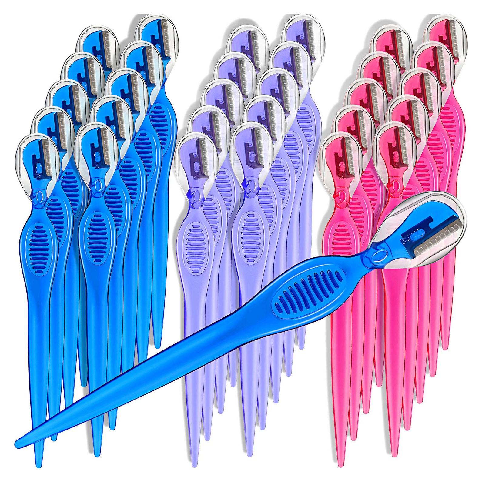 30 Cuchillas de Dermaplaning Mudder para Cejas y Vello Facial