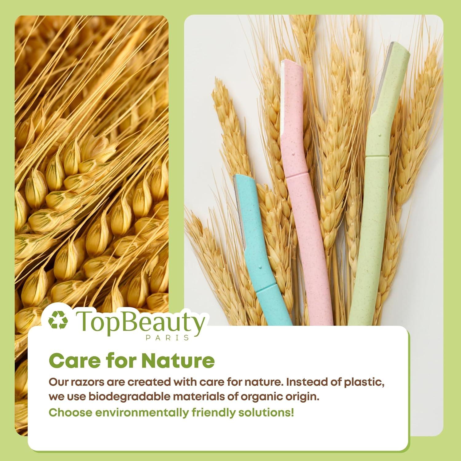 Rasuradoras Faciales Eco TopBeauty Paris - 3 Piezas - Cejas y Vello