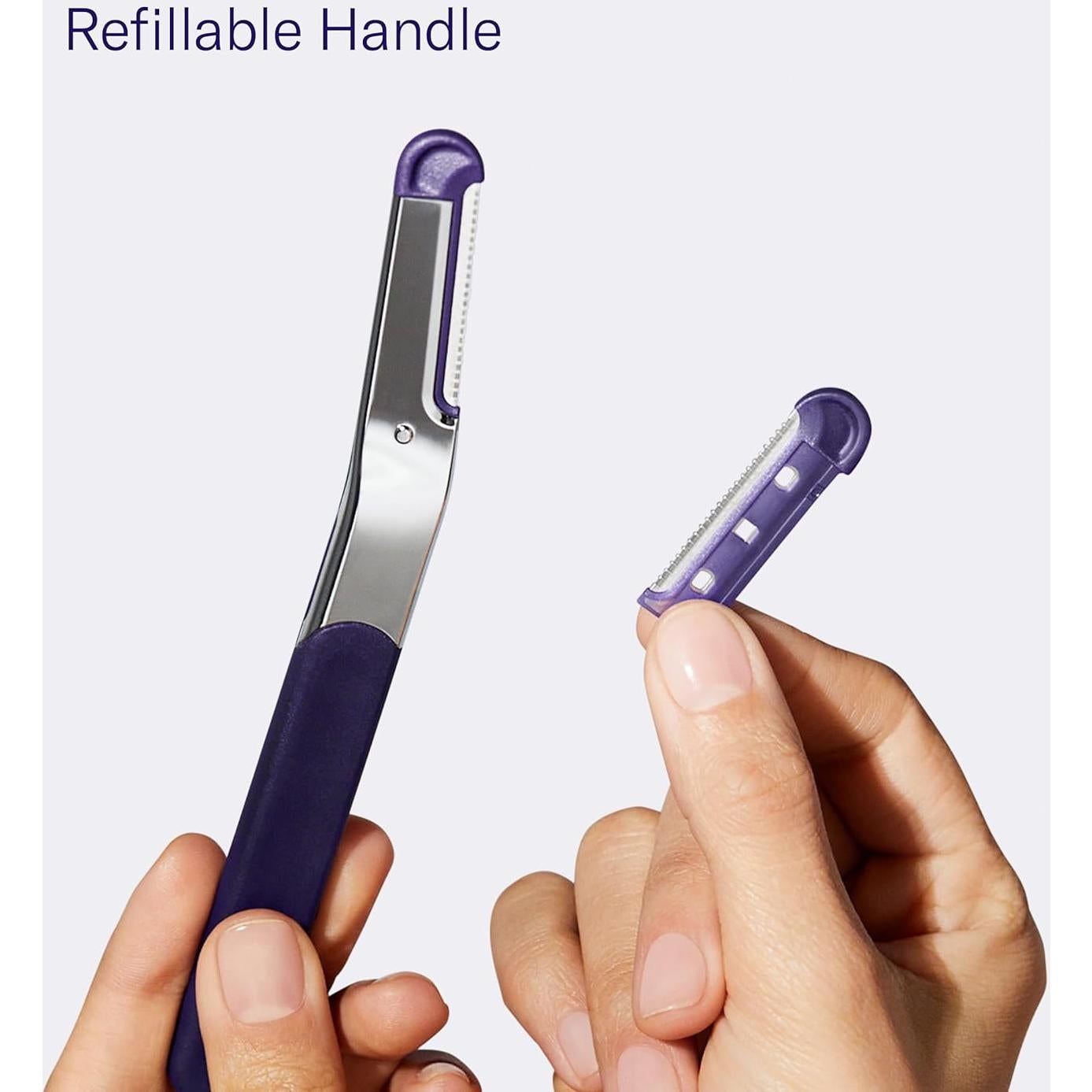 Recambios Cuchillas Dermaplane Flamingo 4 Unidades Acero Inox