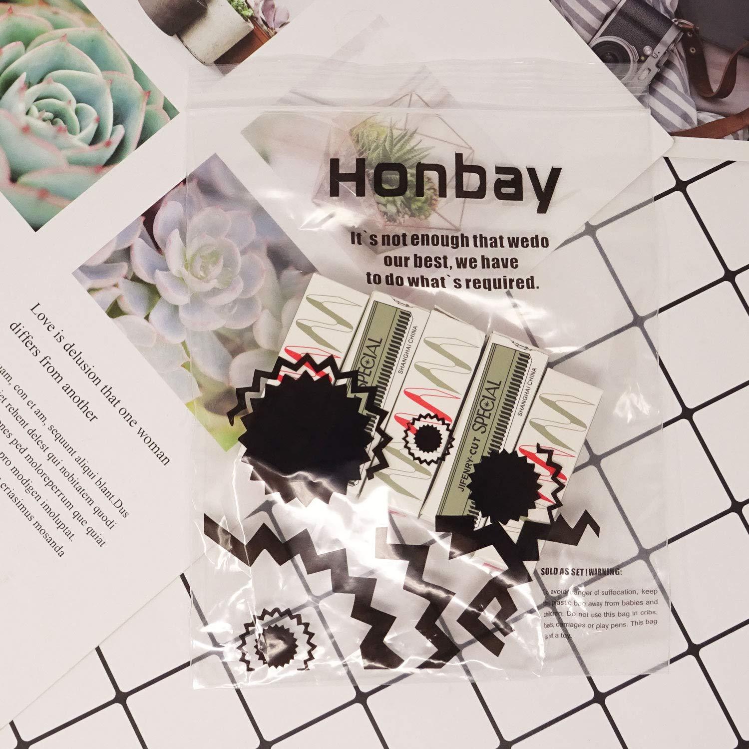 Cuchillas de Afeitar para Cejas Honbay 50PCS Acero Inoxidable