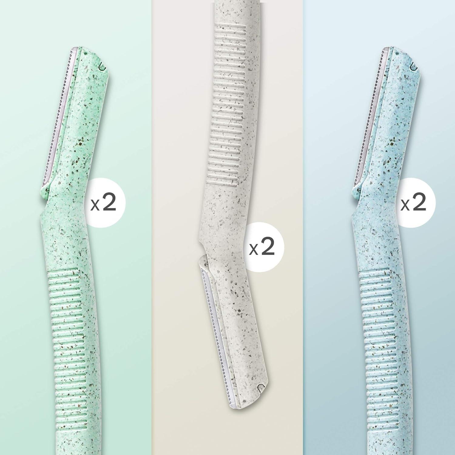 Cuchillas de Cejas ENNVA 6 Piezas para Mujeres - Dermaplane