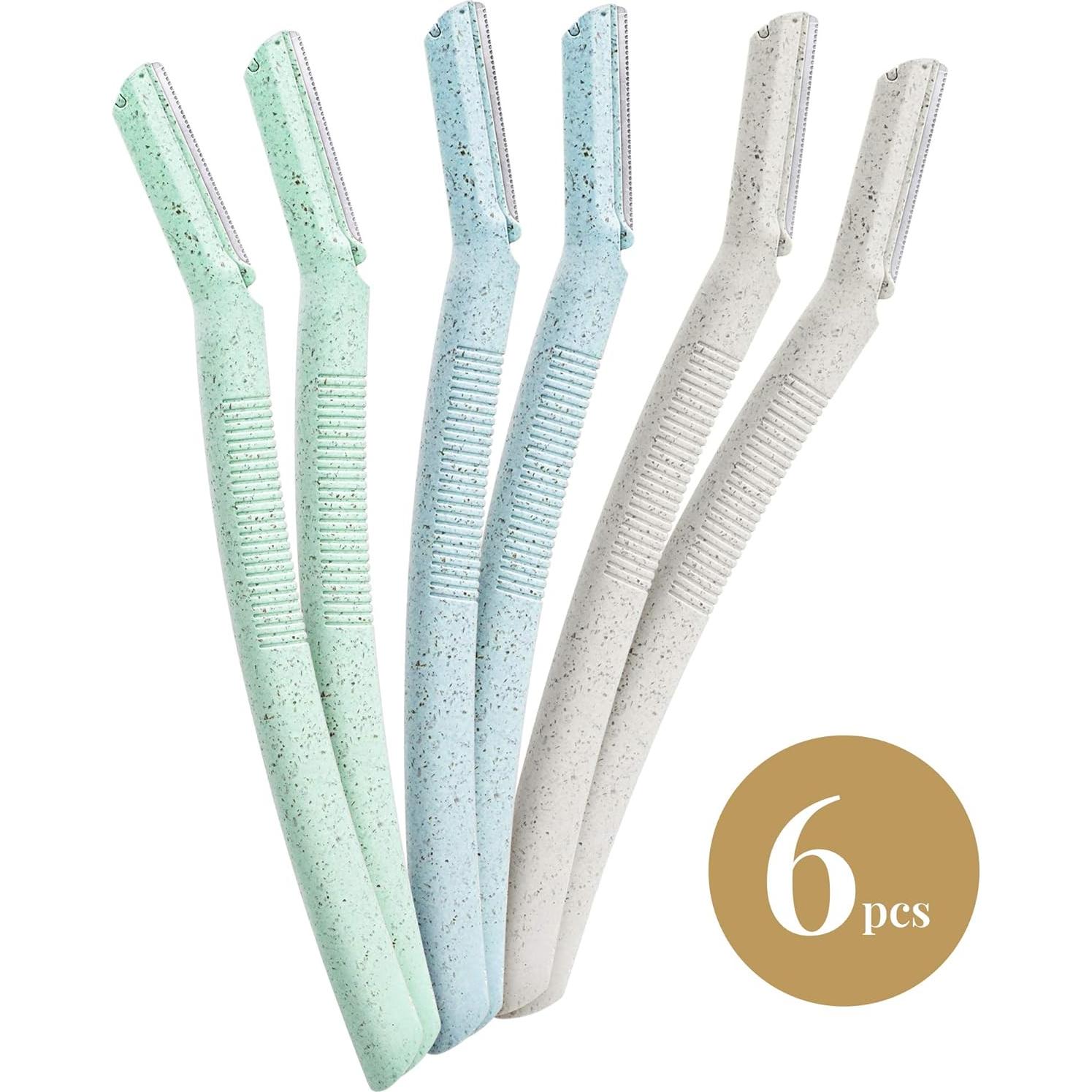 Cuchillas de Cejas ENNVA 6 Piezas para Mujeres - Dermaplane