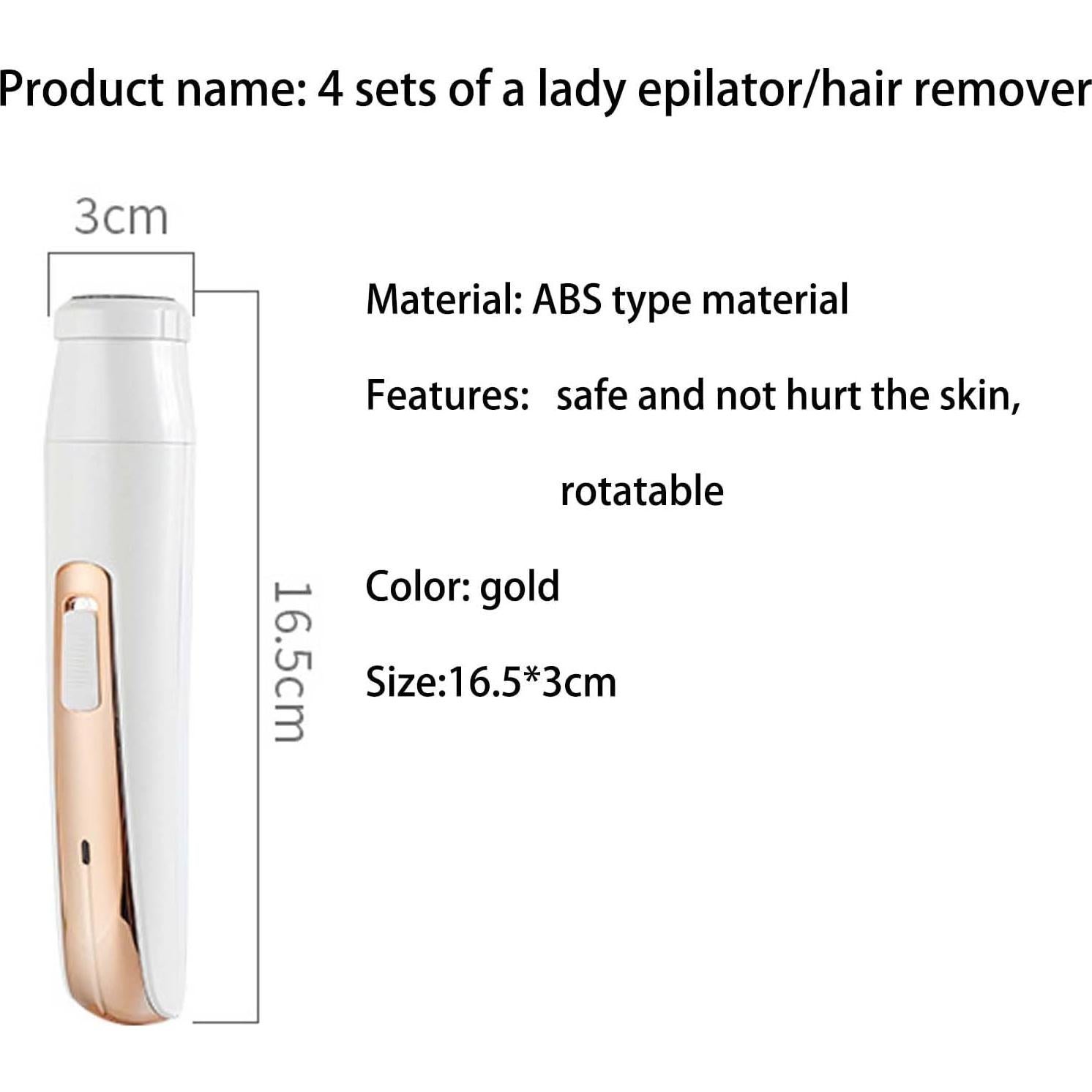 Afeitadora Eléctrica 4 en 1 UNI-RHYTHM Oro para Mujeres