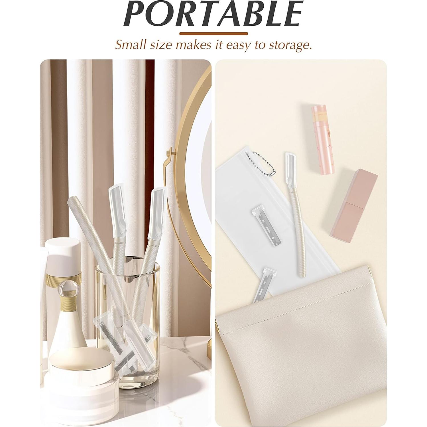 Rasuradora Dermaplane MoHern con 20 Cuchillas Reemplazo