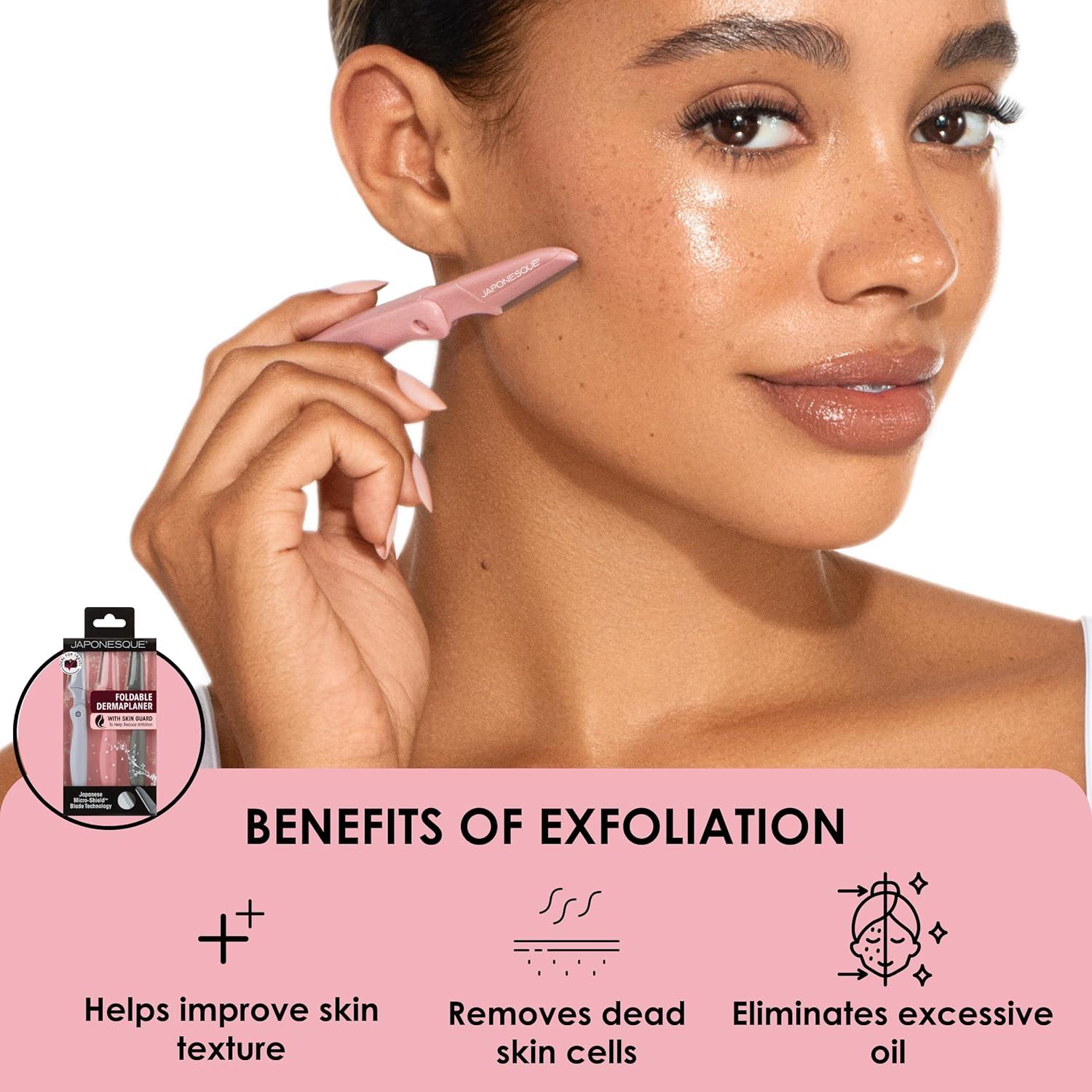 Cuchillas Dermaplaner Faciales JAPONESQUE - Set de 3 Piezas