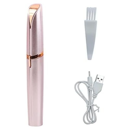 Recortador Eléctrico de Cejas LiXiongBao Oro Rosa USB