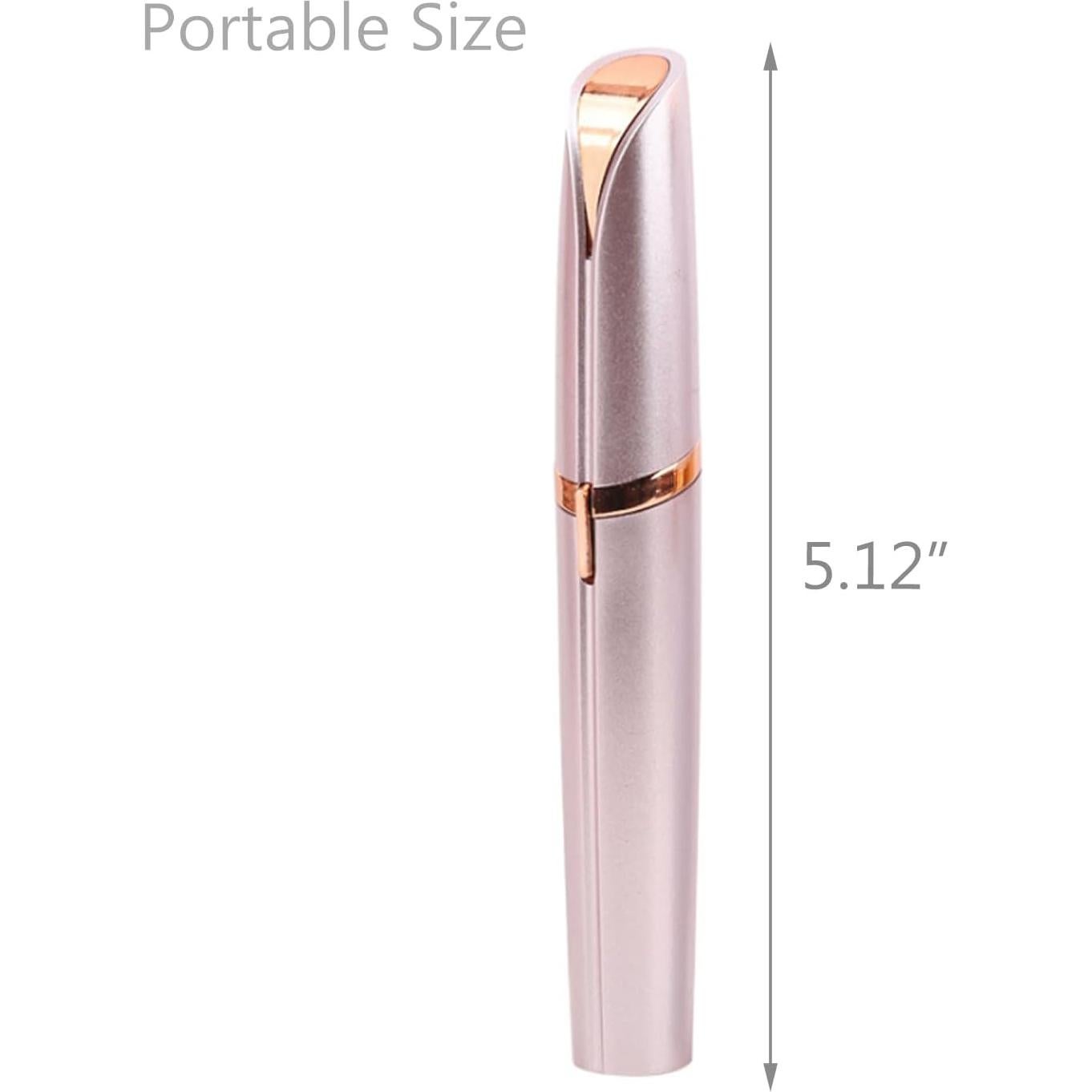 Recortador Eléctrico de Cejas LiXiongBao Oro Rosa USB