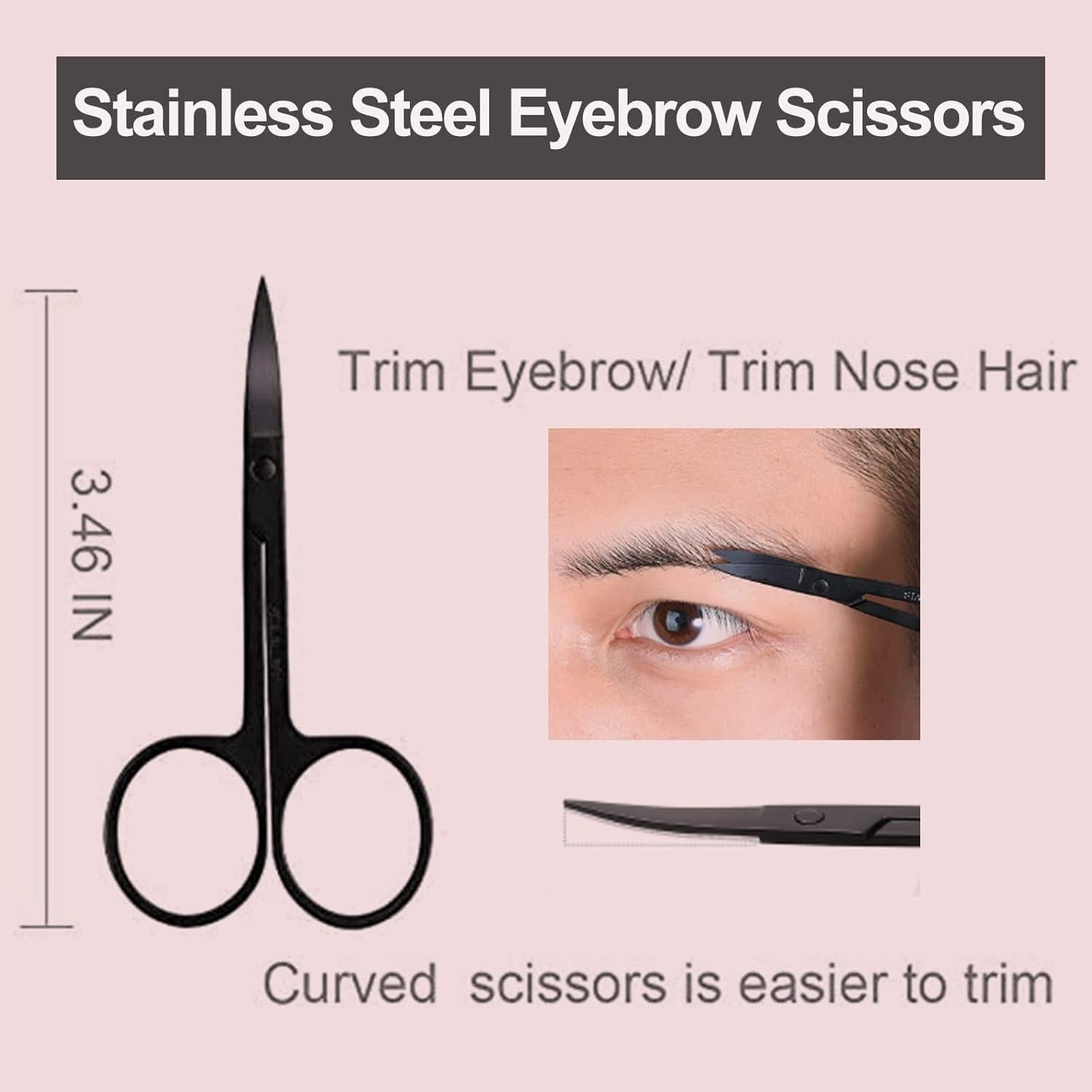 Kit de Cejas 7 en 1 Sunuly - Rasuradora, Tijeras, Pinzas y Cepillos