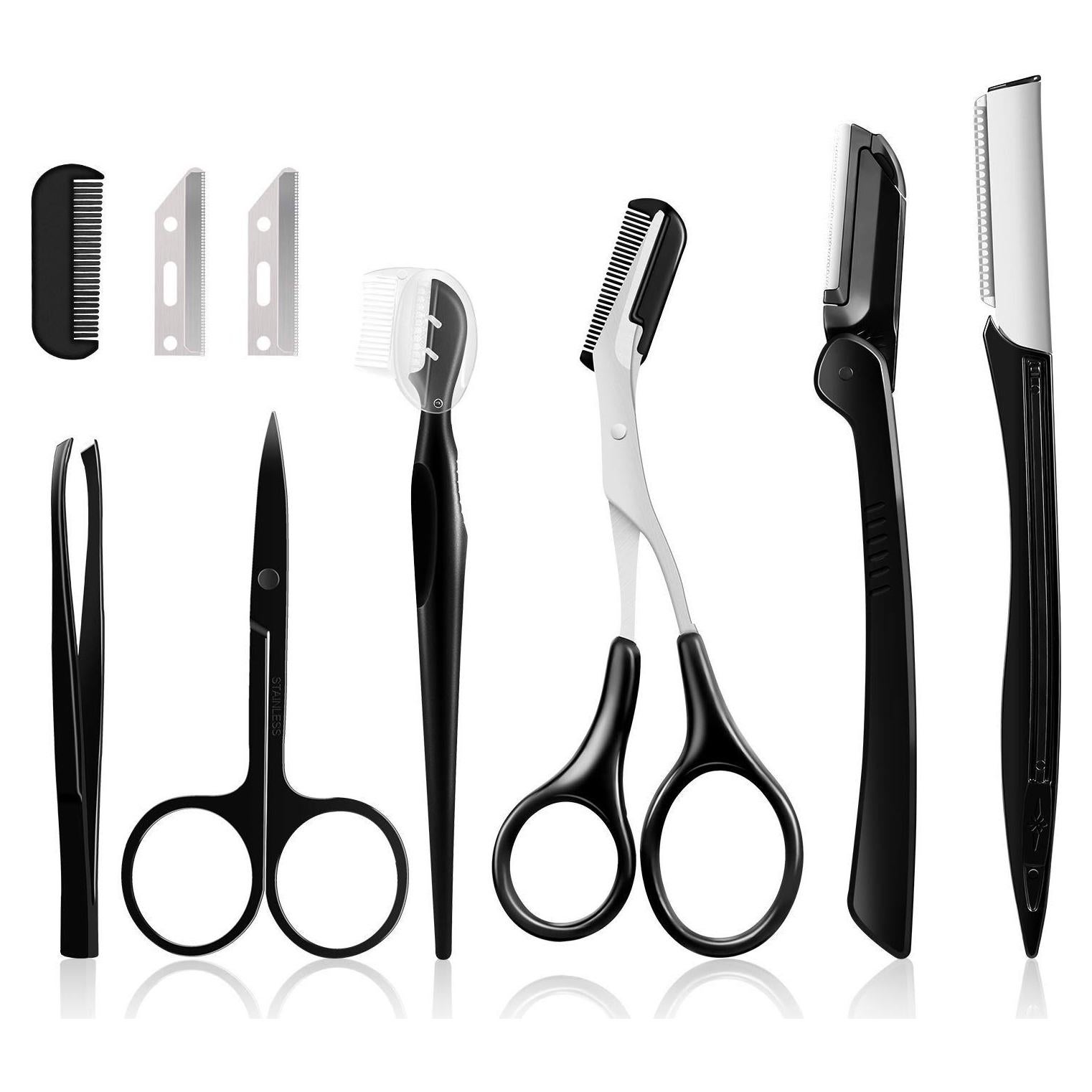 Kit de Cejas 9 en 1 Z&HY Store - Herramientas de Belleza