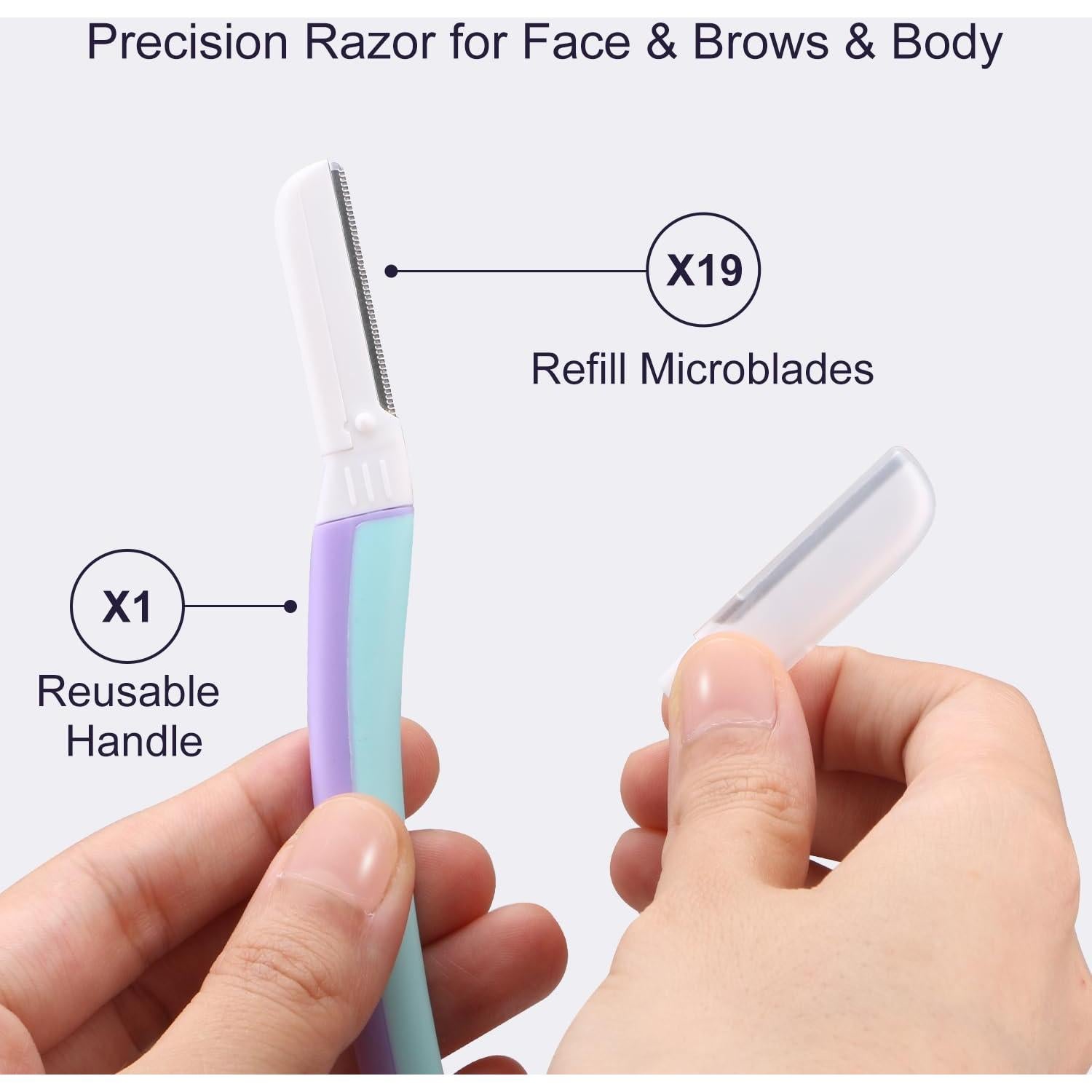 Rasuradora Dermaplane THURLADY para Mujeres con 19 Microblades