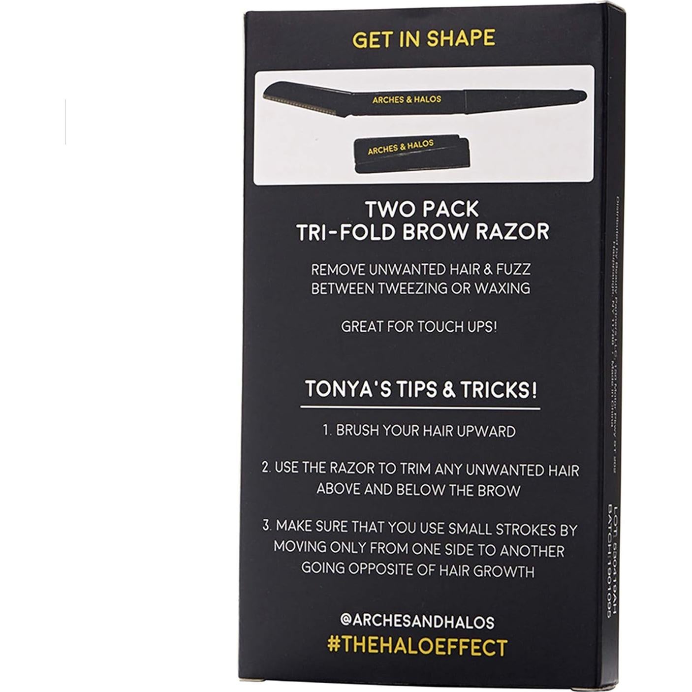 Cuchilla de Cejas Arches y Halos - Tamaño Viaje - 1 pc