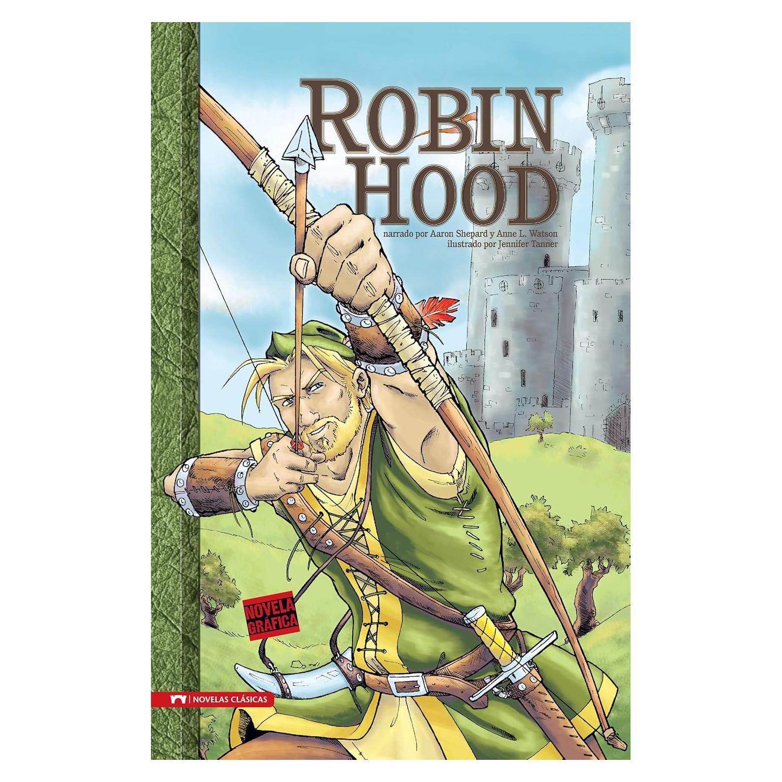Novela Gráfica Robin Hood Edición Ilustrada Español