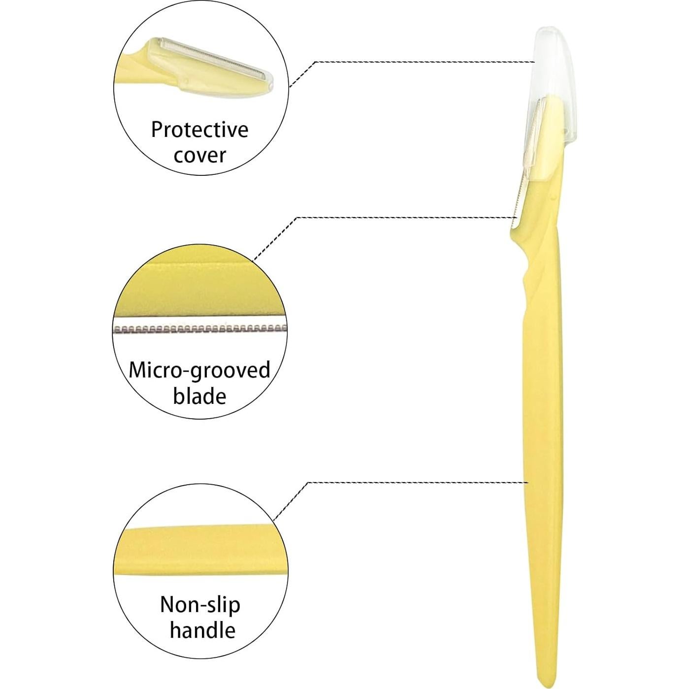 Rasuradora de Cejas Szeyuen 4 Pcs Acero Inoxidable 14.73 cm