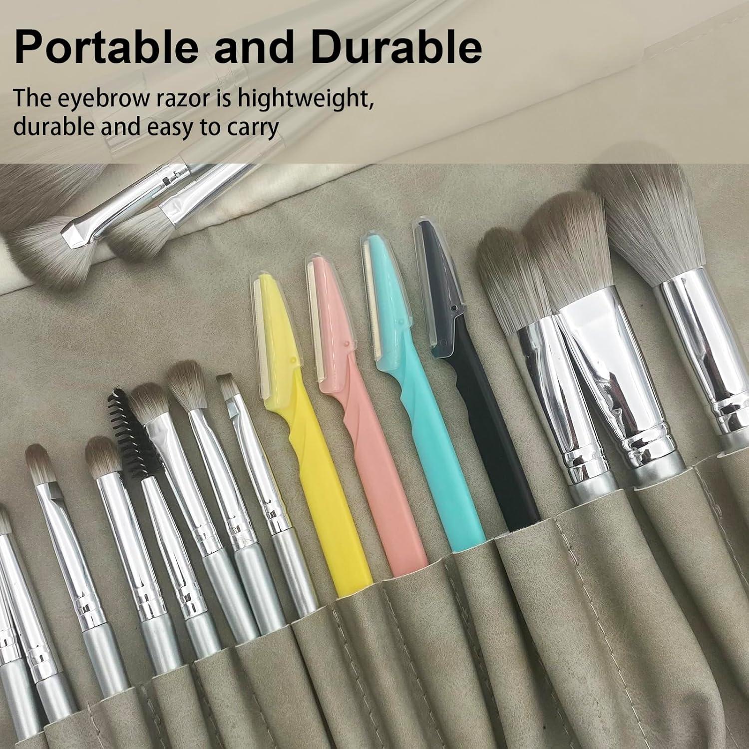 Rasuradora de Cejas Szeyuen 4 Pcs Acero Inoxidable 14.73 cm