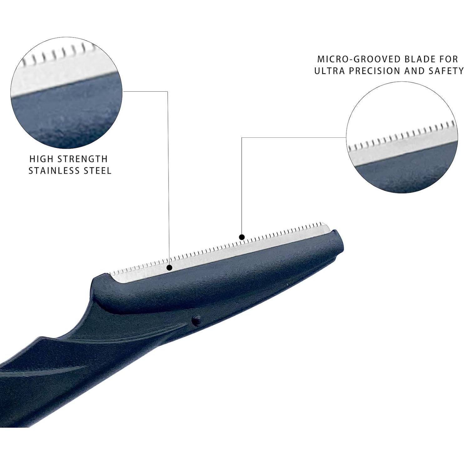 Rasuradora de Cejas Szeyuen 4 Pcs Acero Inoxidable 14.73 cm