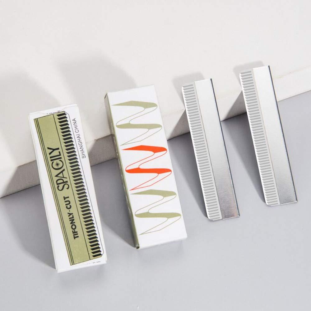 Cuchillas de Afeitar de Seguridad 100pcs Acero Bisel Único