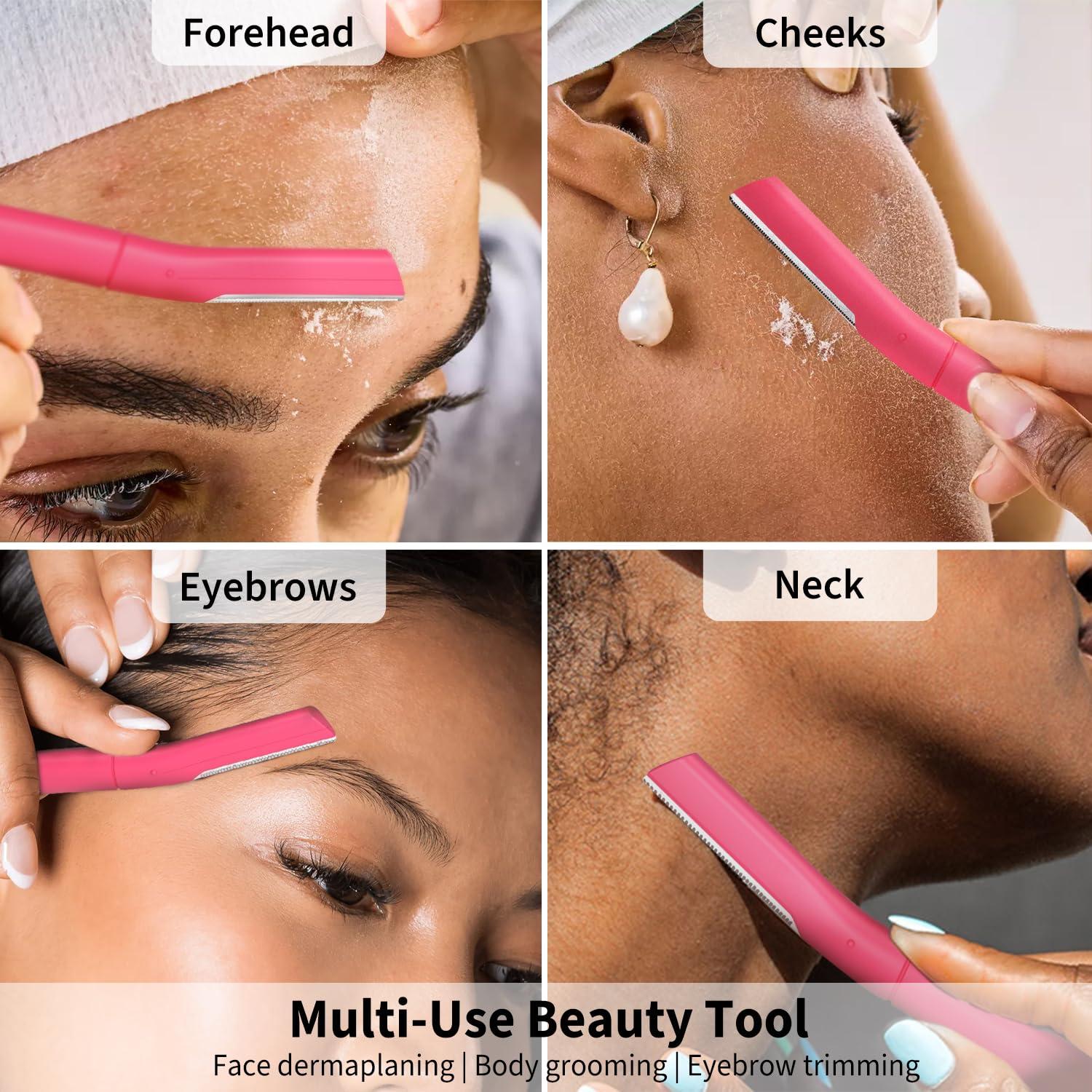 Rasuradora Dermaplane para Mujeres BULIMICA - 10 Hojas Coral