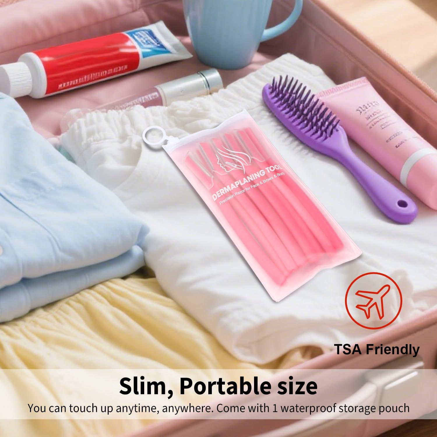 Rasuradora Dermaplane para Mujeres BULIMICA - 10 Hojas Coral