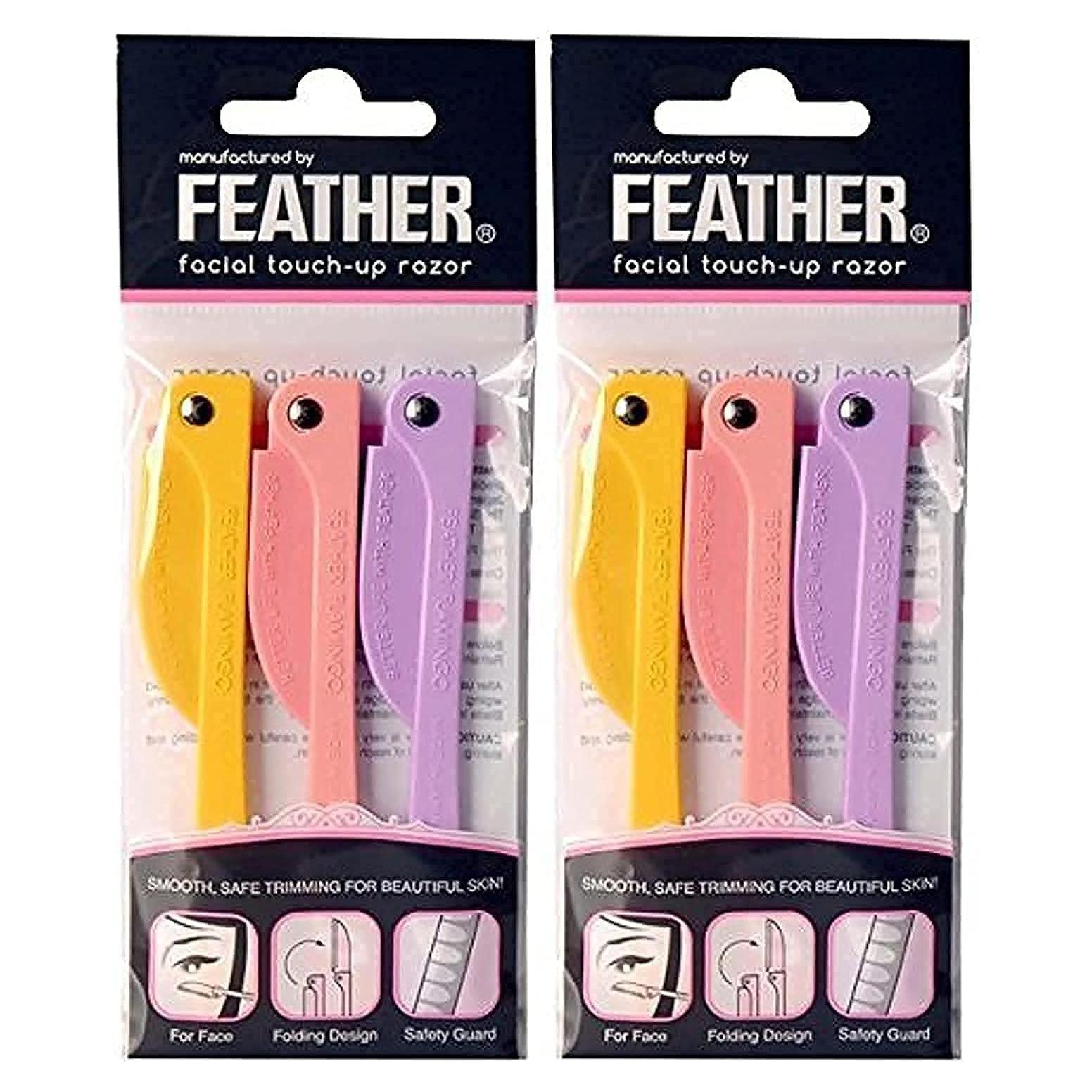 Razor de Toque Facial Flamingo - 6 Unidades (3x2)