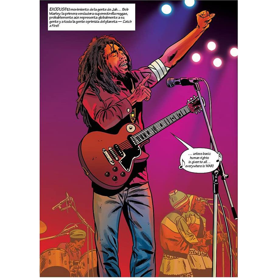 Bob Marley: Wake up & live (La novela gráfica del rock) (Spanish Edition)