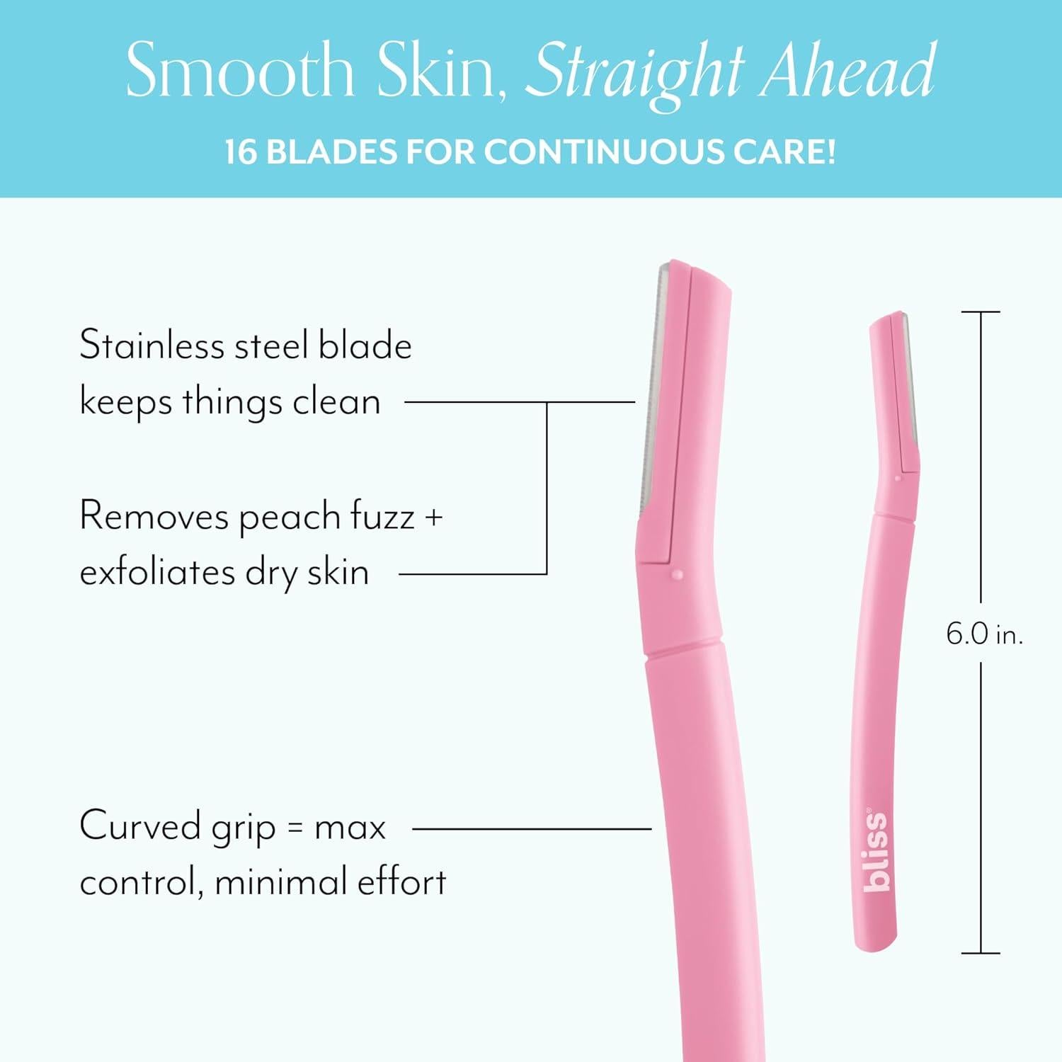 Rasuradoras de Dermaplanado Bliss - 8 Piezas Acero Inoxidable