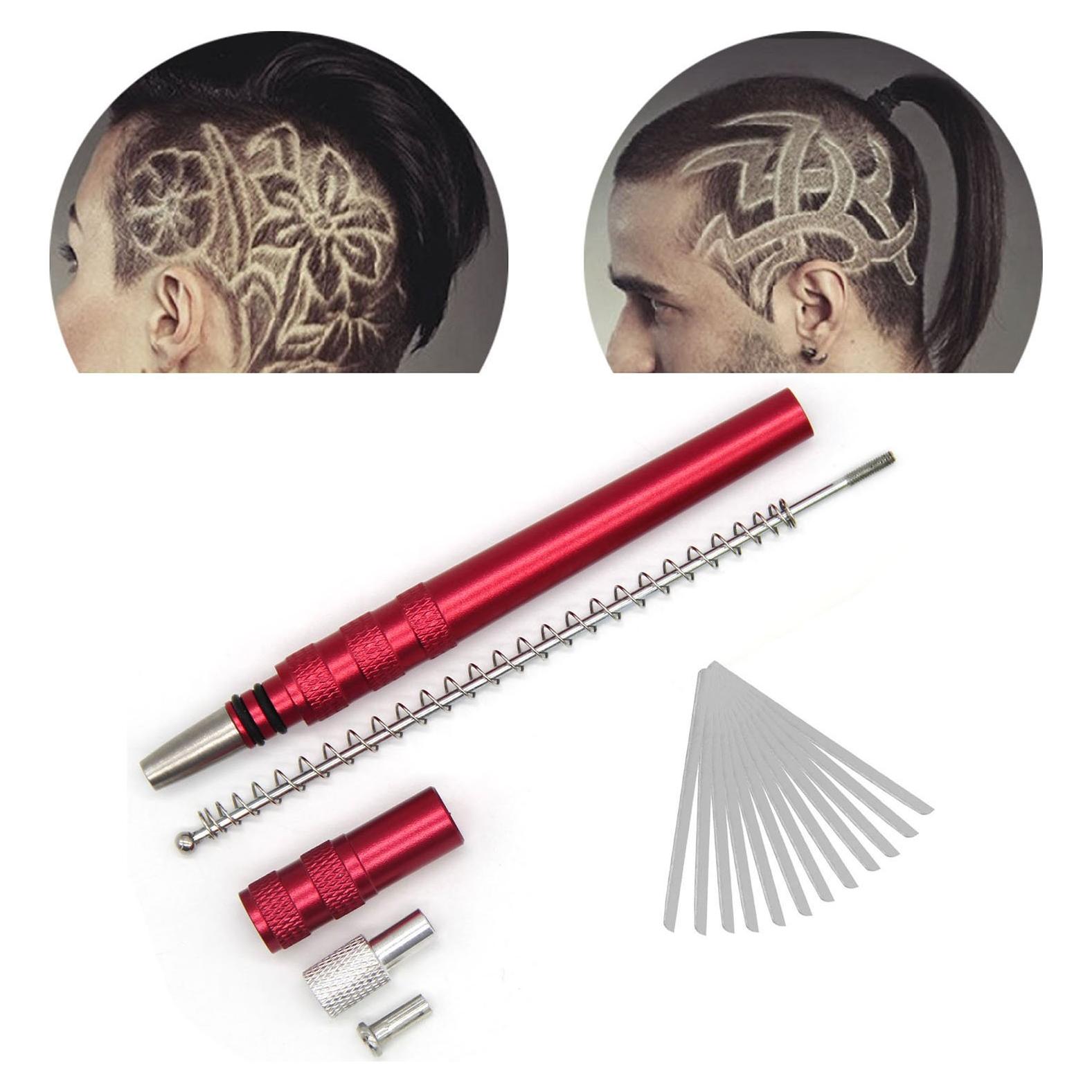 Pluma de Afeitar AHIER para Cabello y Cejas, 20 Cuchillas