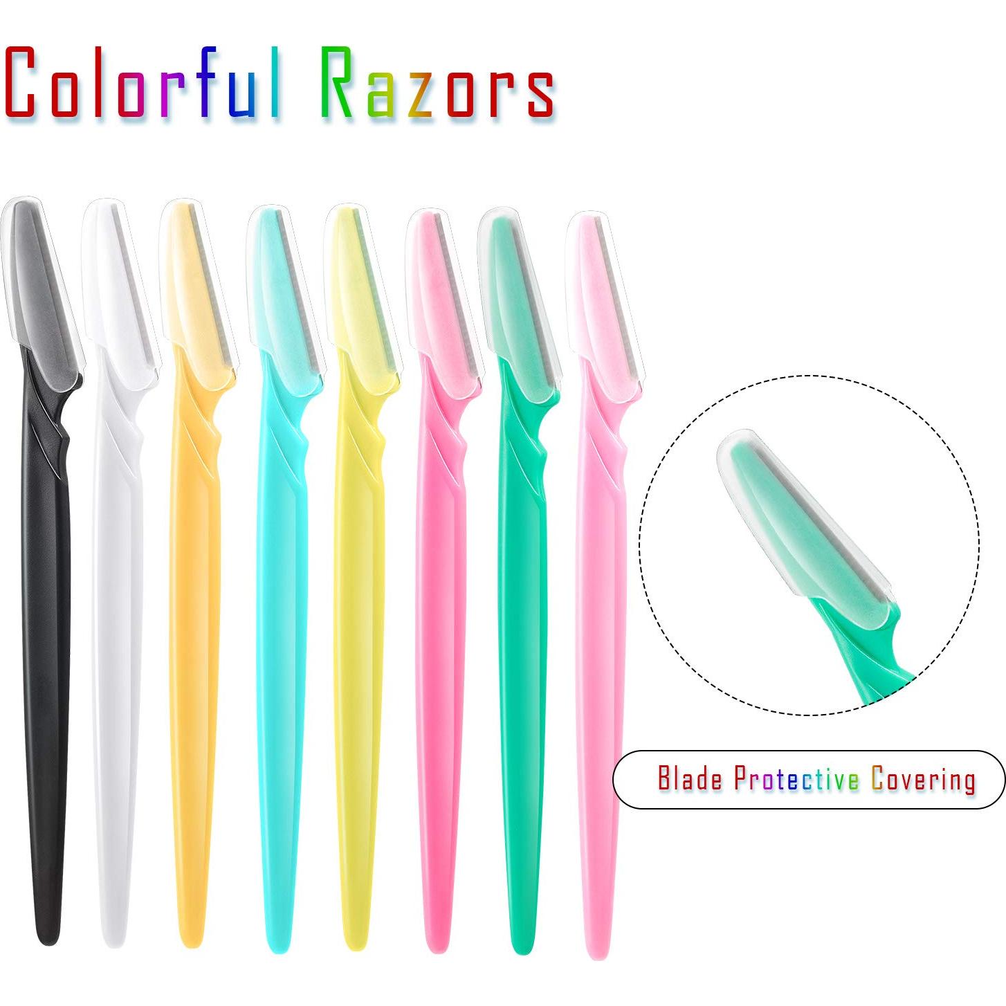 Kit de 24 Afeitadoras de Cejas Boao - Colores Variados