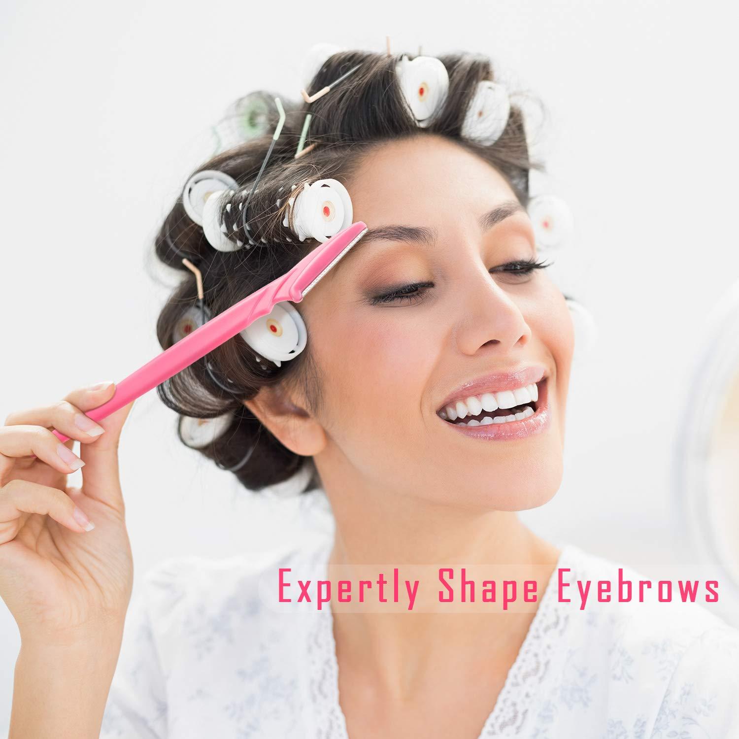 Kit de 24 Afeitadoras de Cejas Boao - Colores Variados