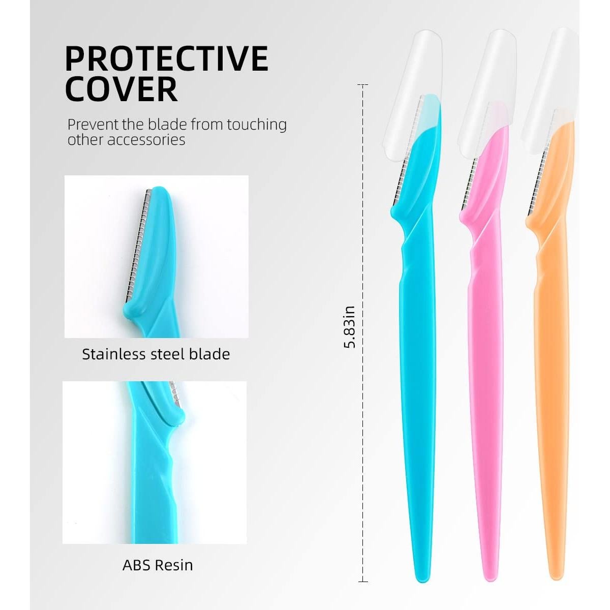 Paquete de 24 Cuchillas para Cejas Yuntop - Afeitado Preciso