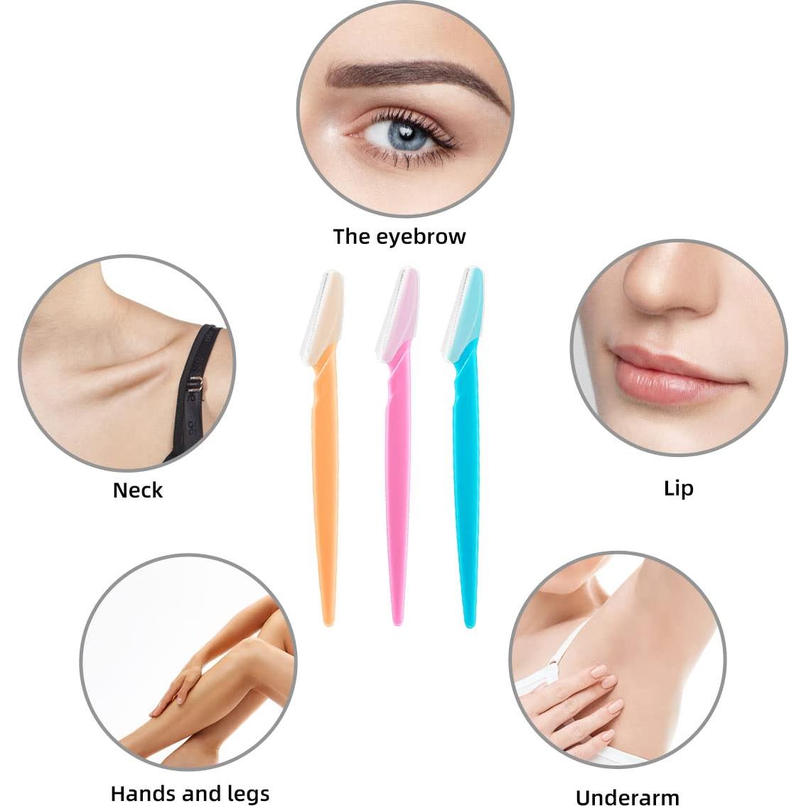 Paquete de 24 Cuchillas para Cejas Yuntop - Afeitado Preciso